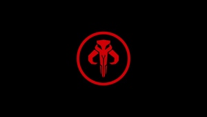 The Mandalorian, Tv Shows, Star Wars, Logo, Dark, Black, 4K wallpaper