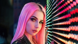 Girls, Model, Pink, 4K wallpaper