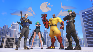 Overwatch 2, One Punch Man, Skin, 4K wallpaper