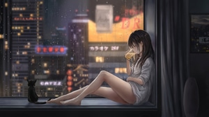 Anime Girl, Anime, Artist, Artwork, Digital Art, 4K wallpaper