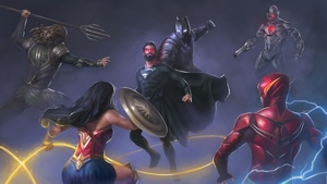Superman, Batman, Wonder Woman, Aquaman, Flash, Cyborg, Superheroes, Artwork, Artist, 4K wallpaper
