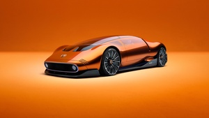 Mercedes-Benz Vision One-Eleven, Concept cars, Orange, 4K wallpaper