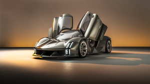 Porsche Mission X, Electric Sports cars, 2023, 4K wallpaper