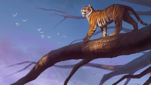 Tiger, Animals, Artist, Artwork, Digital Art, Deviantart, 4K wallpaper