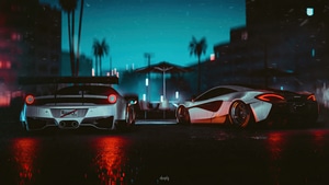 Need For Speed, Ferrari 458, Mclaren, Games, Artstation, 4K wallpaper