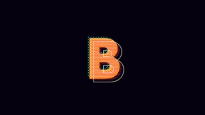 Logo, Alphabet, Dark, Black, 4K wallpaper