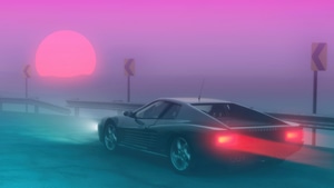 Ferrari Testarossa, Ferrari, Synthwave, Artist, Artwork, Digital Art, Cars, 4K wallpaper