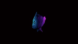 Baby Groot, Superheroes, Artwork, Artist, Minimalism, 4K wallpaper