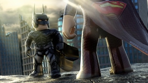 Batman, Superman, Superheroes, Lego, Artstation, 4K wallpaper