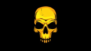 Skull, Dark, Black, Artist, Artwork, Digital Art, 4K wallpaper