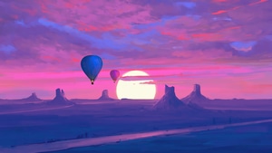 Air Balloon, Artist, Artwork, Digital Art, Deviantart, 4K wallpaper