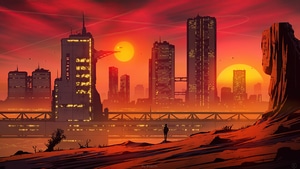 City, Artist, Artwork, Digital Art, Artstation, 4K wallpaper