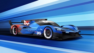 Alpine A424_β, Le Mans Hypercar, Prototype, 2024, Blue, 4K wallpaper