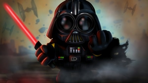 Minions, Darth Vader, Artwork, Artstation, 4K wallpaper