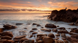 Rocks, Long Exposure, Nature, 4K wallpaper