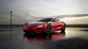 Tesla Roadster, Tesla, Electric Cars, Behance, 4K wallpaper