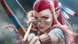 Archer, Artist, Artwork, Digital Art, 4K wallpaper