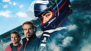 Gran Turismo, 2023 Movies, Orlando Bloom, David Harbour, Archie Madekwe, 4K wallpaper