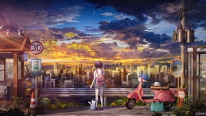 Anime Girl, Anime, Artist, Artwork, Digital Art, Artstation, 4K wallpaper