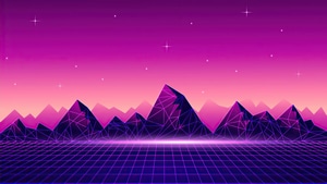 Synthwave, Pyramid, Artist, Artwork, Digital Art, Retrowave, 4K wallpaper