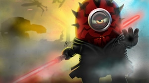 Minions, Darth Maul, Artwork, Artstation, 4K wallpaper