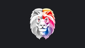 Lion, Minimalism, Minimalist, Artist, Artwork, Digital Art, Deviantart, 4K wallpaper
