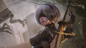Nier Automata, 2020 Games, Games, Artstation, 4K wallpaper