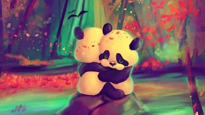 Panda, Artist, Artwork, Digital Art, Artstation, 4K wallpaper