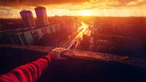 Retro, City, Photography, Sunset, 4K wallpaper