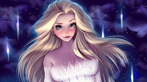 Elsa, Frozen 2, Frozen, Movies, Artist, Artwork, Digital Art, Artstation, 4K wallpaper