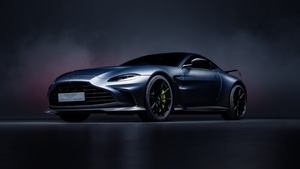 Aston Martin Vantage, Exotic car, British, Dark background, 4K wallpaper