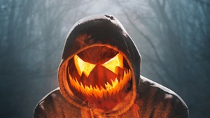 Halloween, Mask, Artist, Artwork, Digital Art, 4K wallpaper