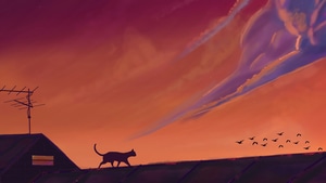 Cat, Artist, Artwork, Digital Art, 4K wallpaper