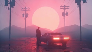 Vaporwave, Artist, Artwork, Digital Art, 4K wallpaper