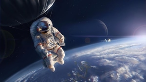 Astronaut, Artist, Artwork, Digital Art, Deviantart, 4K wallpaper