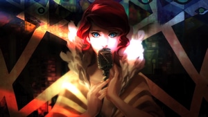 Red Transistor, Anime, 4K wallpaper