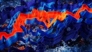Multigender, LGBTQ, Microsoft Pride, Orange, Blue aesthetic, 4K wallpaper