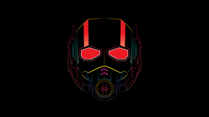 Ant-Man, AMOLED, Minimal art, Marvel Superheroes, Simple, 4K wallpaper