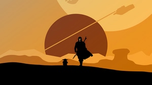 The Mandalorian, Tv Shows, Star Wars, Artstation, Baby Yoda, 4K wallpaper