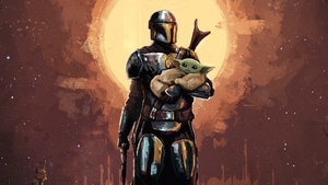 The Mandalorian, Tv Shows, Star Wars, Artstation, Baby Yoda, 4K wallpaper