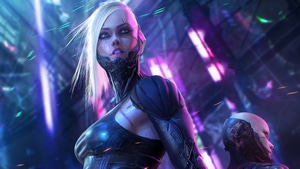 Cyborg, Cyberpunk, Artist, Artwork, Digital Art, Artstation, 4K wallpaper