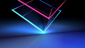 Abstract, Artist, Artwork, Digital Art, Shapes, Neon, Cube, 4K wallpaper