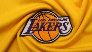 Los Angeles Lakers, Jersey, Logo, Football team, Yellow, 4K wallpaper