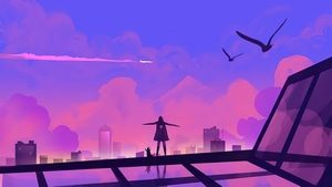 Artist, Artwork, Digital Art, Vaporwave, Synthwave, 4K wallpaper