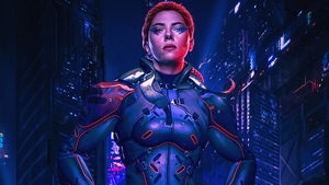 Black Widow, 2020 Movies, Movies, Cyberpunk, Artist, Artwork, Digital Art, Artstation, 4K wallpaper