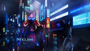 Cyberpunk, Artist, Artwork, Digital Art, Artstation, 4K wallpaper