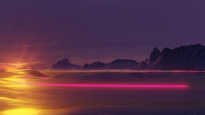 Synthwave, Retrowave, Artist, Artwork, Digital Art, Deviantart, 4K wallpaper