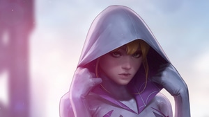 Gwen Stacy, Superheroes, Artwork, Art, Artstation, 4K wallpaper