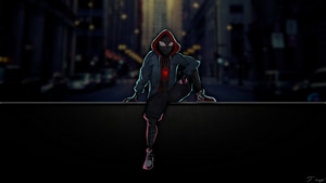 Spiderman Into The Spider Verse, Spiderman, Superheroes, Artwork, Artist, Digital Art, 4K wallpaper