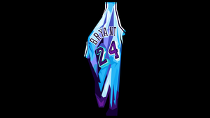 Kobe Bryant, Jersey, Black background, AMOLED, 4K wallpaper